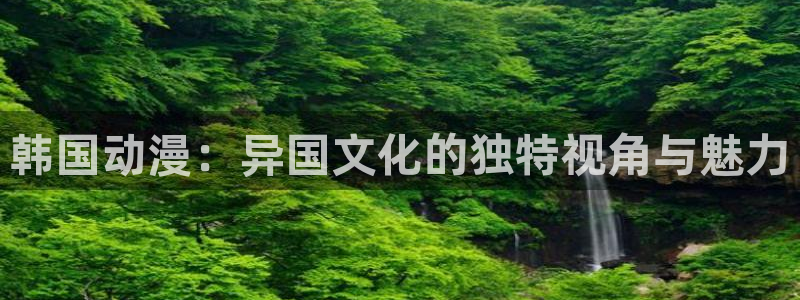 volcanicage漫画：韩国动漫：异国文化的独特视角与魅力